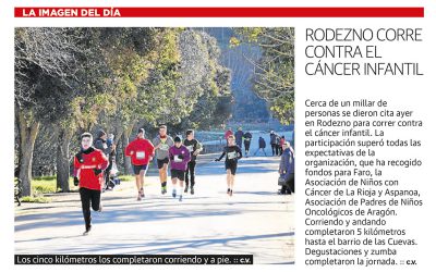 Rodezno corre contra el cáncer infantil
