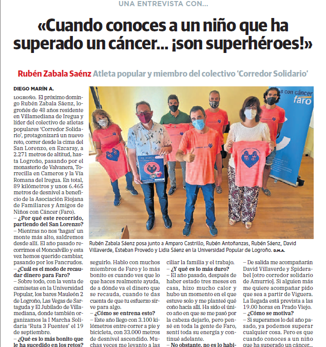 RETO 2021 CORREDOR SOLIDARIO Y FARO